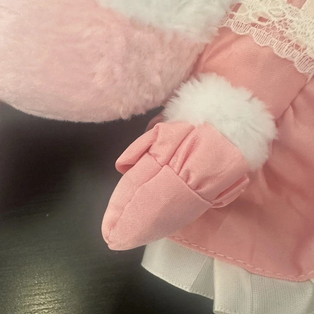 Sanrio My Melody‎ Pink Plush Hello Kitty Japan Maid Ribbon Head Piece 10 Inches